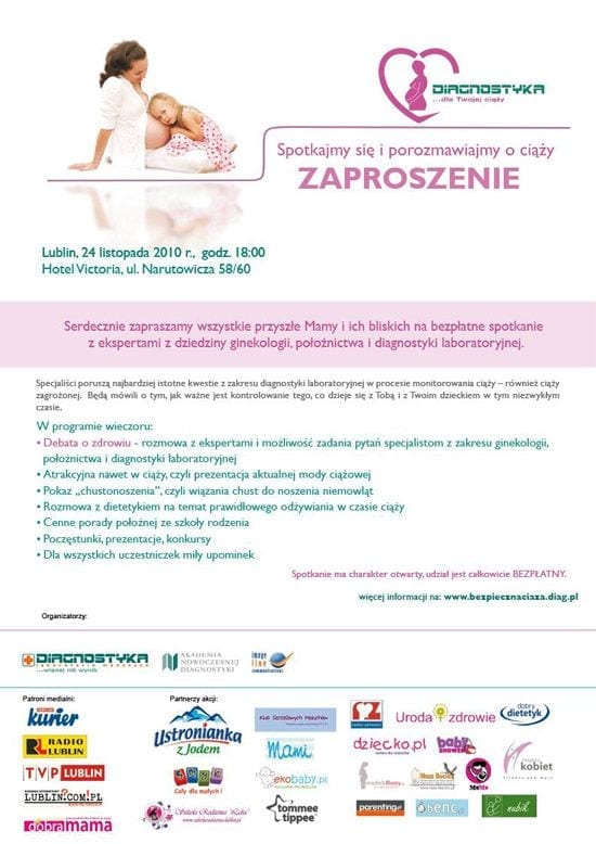 Diagnostyka dla Twojej ciąży w Lublinie 2 zaproszenie mail